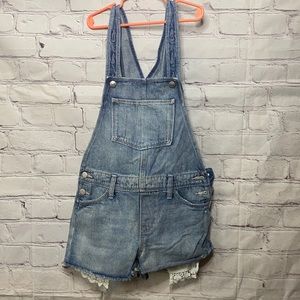 Girls overall shorts